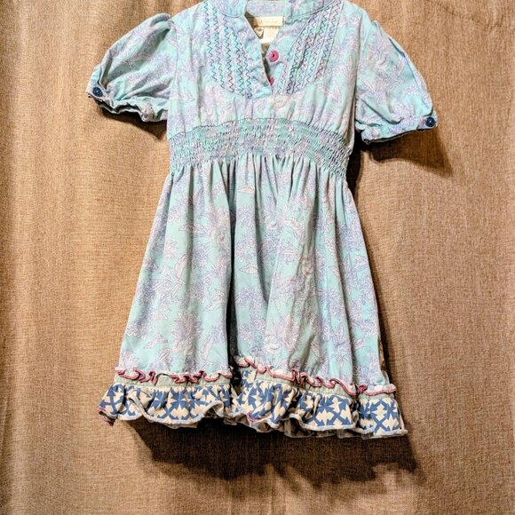 Matilda Jane Cute Tidal Toile Girls Dress Size 4 - Picture 3 of 4